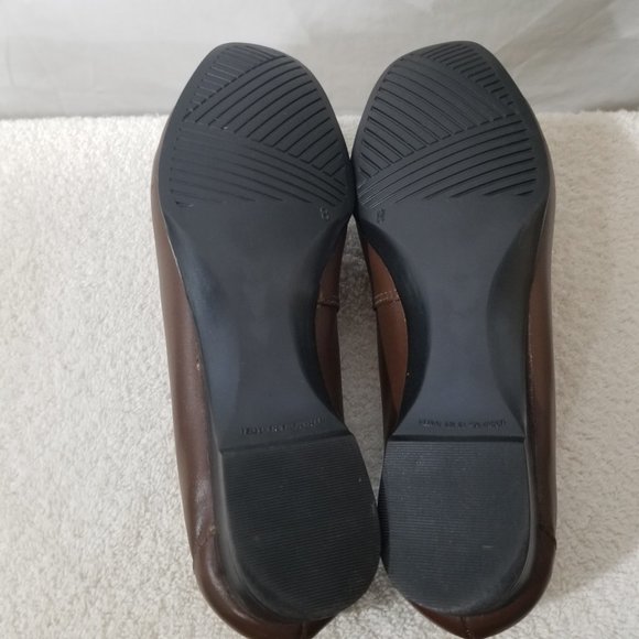 Minelli brown leather moccasin shoes - Picture 6 of 8